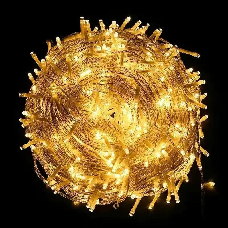 

100M 50M 30M 20M 10M Led String Lights Home Wedding Party Holiday Lighting Christmas Decorations Outdoor Garland Fairy Lights