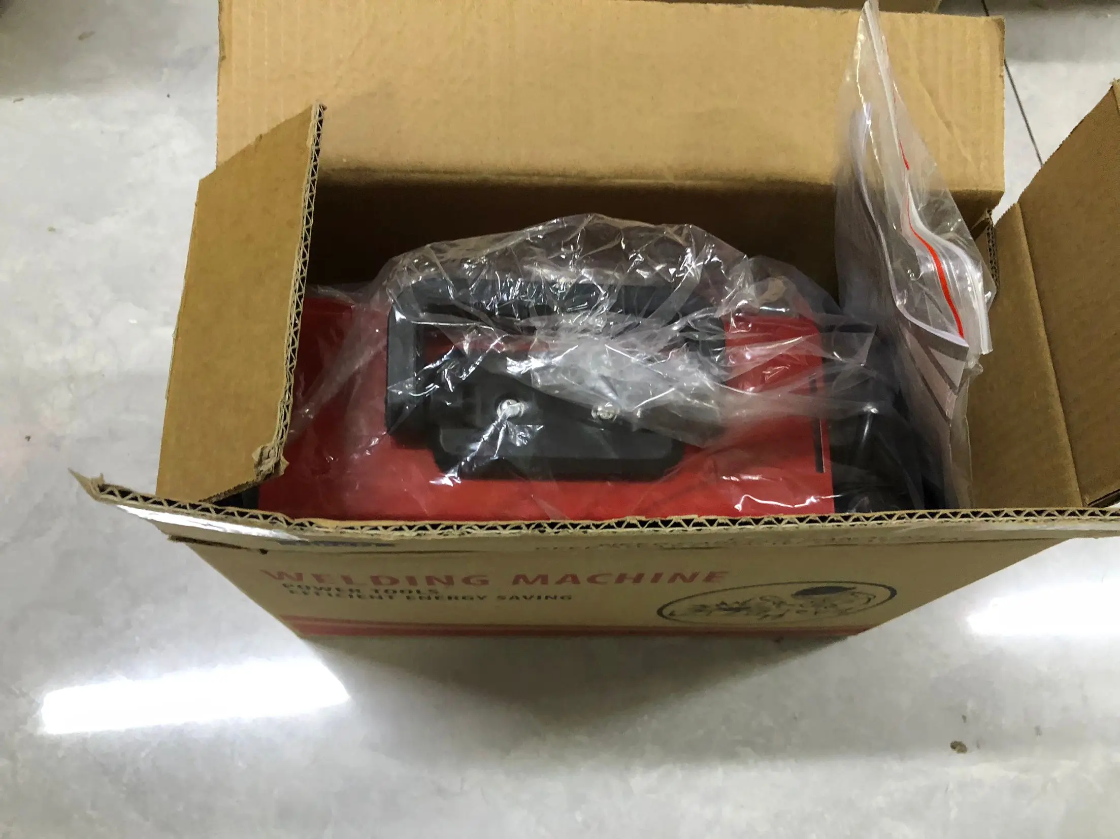 Mini welding machine set, small household 220V portable MMA250 inverter welding machine household 4
