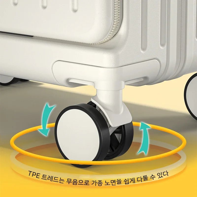 앞면 노트북 포켓 여행 가방, 넓은 손잡이 여행 가방, 남성 20 인치 휴대용 수하물, 여성 PC 알루미늄 프레임 트롤리 케이스, 24 인치 26 인치 
