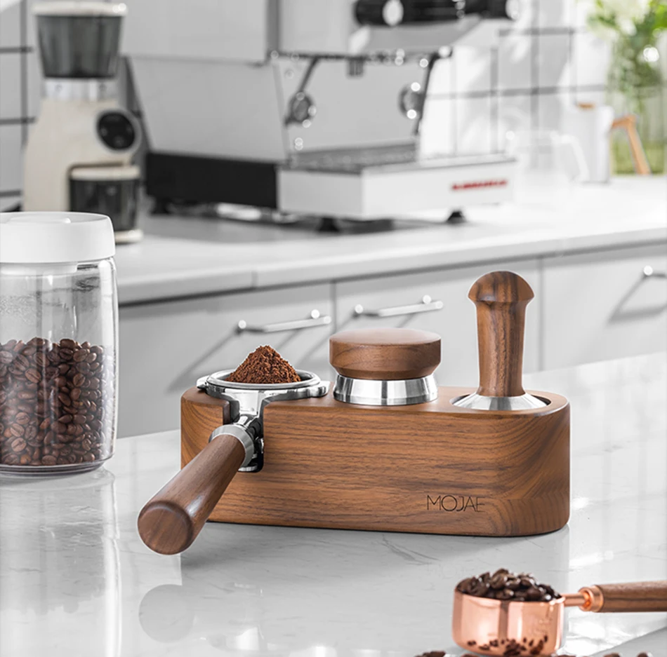Coffee Tamping Station Protafilter Holder Support Base Rack Espresso Tamper Mat Station Distributor Mat Barista Accessories