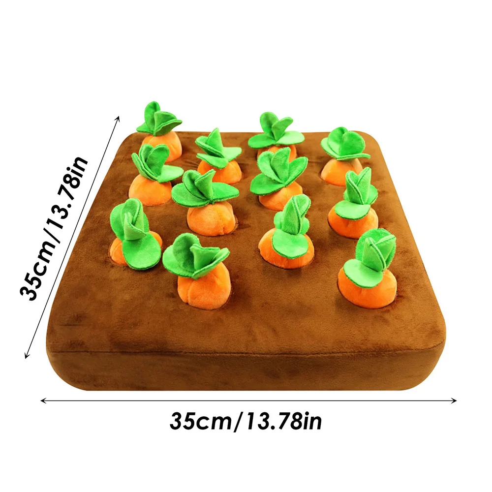 Interactive Dog Toy Squeaky Carrots Enrichment Puzzle Toys, Hide and Seek, Carrot  Farm, Dog Chew, Carrot Patch Snuffle Patch - AliExpress