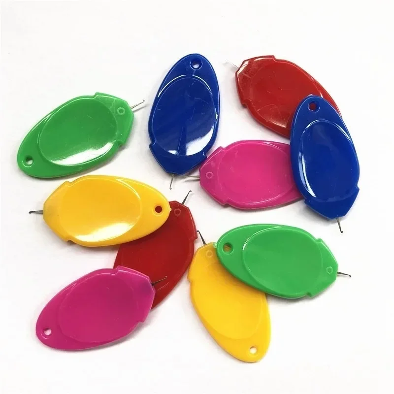 Needle Threader 5/10/20Pcs Auto Elderly Guide Simple Device for DIY Machine Sewing Work Cross-Stitch