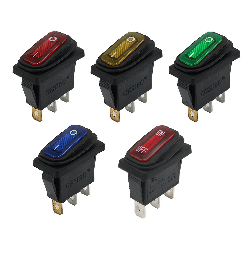 

KCD3 Waterproof Rocker Switch ON-OFF2Position,Electrical Equipment With Lighting Power,15A 250VAC/20A 125VAC