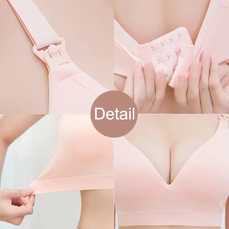 Breastfeeding Bra Pregnancy Clothes Maternity Nursing Bra Feeding Bra for Soutien Gorge Allaitement Pregnant Women 4