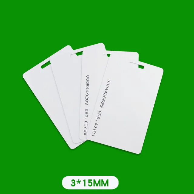 20 Pz 50 Pz 100 Pz RFID Card 125KHz EM4100 TK4100 Smart Card Prossimà RFID Tag Card Per Controllo Accessi - Foto 12
