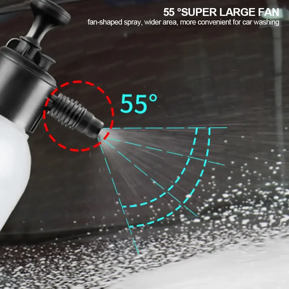 Foam Nozzle Hand Operated Pump Foam Sprayer Hand Pressurized Foam Water Sprayer Car Wash Manual Snow Foam Lance Nozzle 3