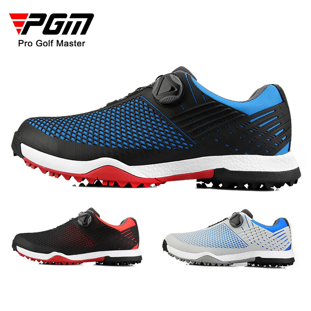 new-men-golf-casual-sneakers-shoes-swivel-laces-breathable-leather-light-soft-sports-non-slip-water-proof-spikes-running-xz106