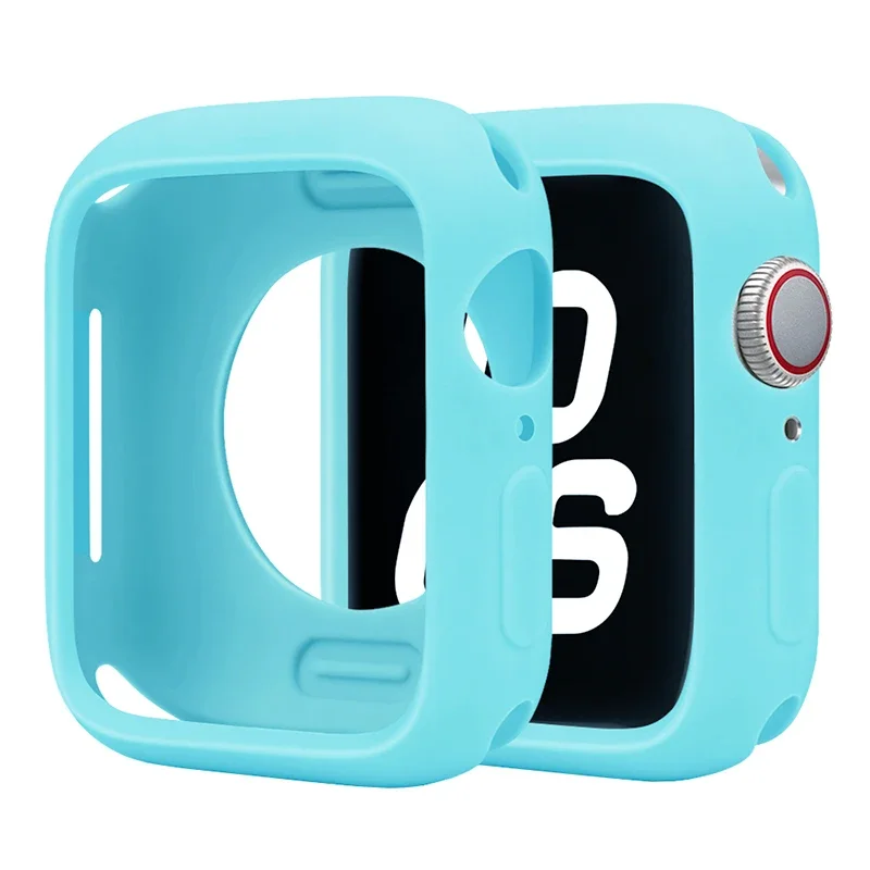 Premium Silicone Apple Watch Case - Protective Bumper Cover Accessory