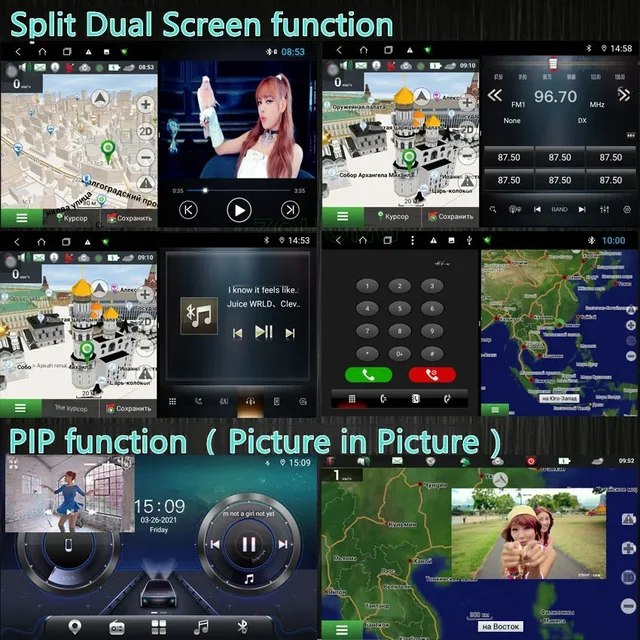 DSP CarPlay Screen For Nitro Charger Android Auto Multimedia Player GPS Navigation 2 Din Autoradio BT Head Unit Car Radio Stereo 5
