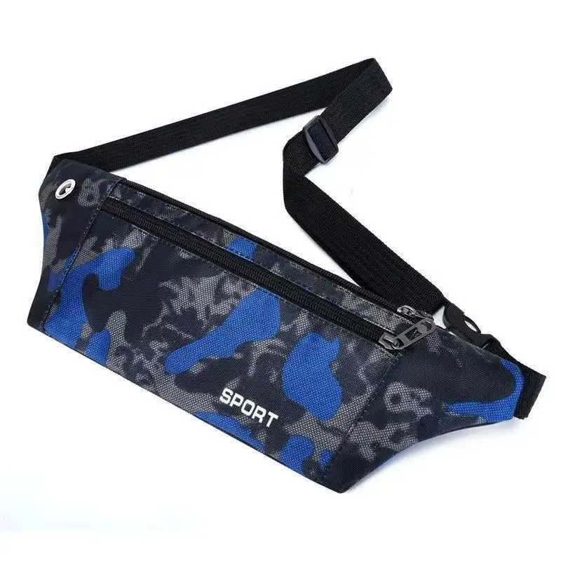 Men Women Sports Fanny Pack Belt Bag Running Waist Bag Small Waterproof Phone Black Gym Bags Riding Mini Chest Bag Dropship