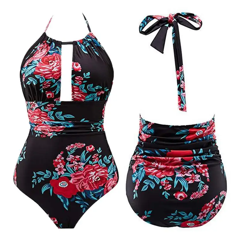 

Купальники с лямкой на шее для женщин, сексуальные купальники с эффектом пуш-ап, мягкие эластичные Купальники с открытой спиной и лямкой на шее, купальник с эффектом пуш-ап и завышенной талией для пляжа