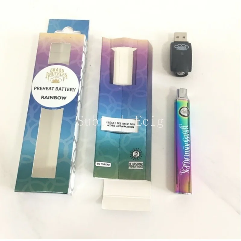 

Vape Pen BK 900mah Preheat Battery Voltage Adjustable Rechargeable USB Charger Batteries for Thick Oil Cartridge Carts Vaporizer