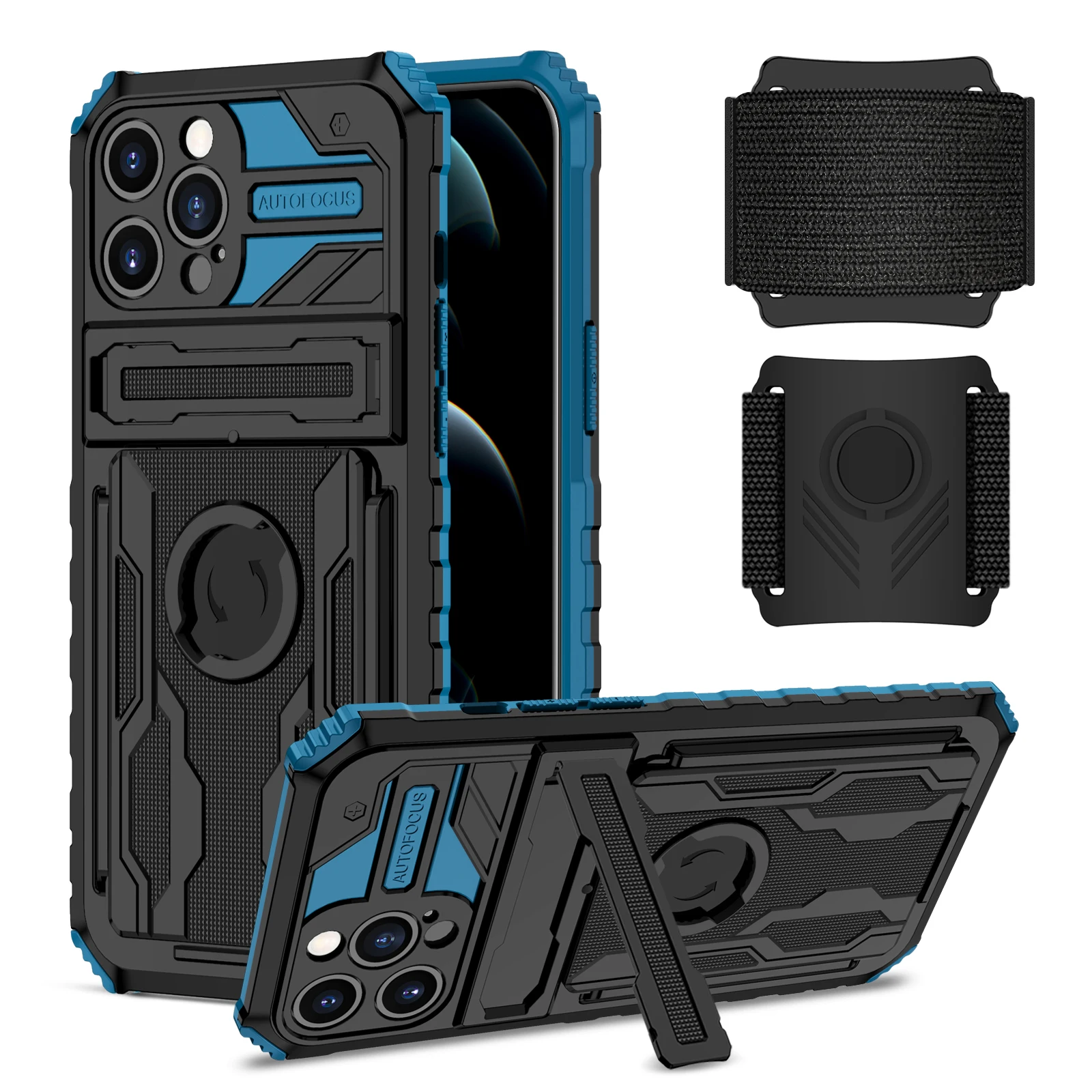 

For iPhone 15 ProMax Plus Phone Case King Kong Wrist Strap Cycling Sports Dropproof iPhone 14 13 12 11ProMax Plus Phone Cases