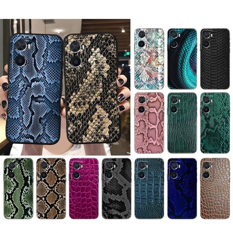 

Crocodile Snake Skin Phone Case for OPPO A77 A57S A96 A91 A54 A74 A94 A73 A53 A53S A54S A15 A16 A17 A52 A72 A92