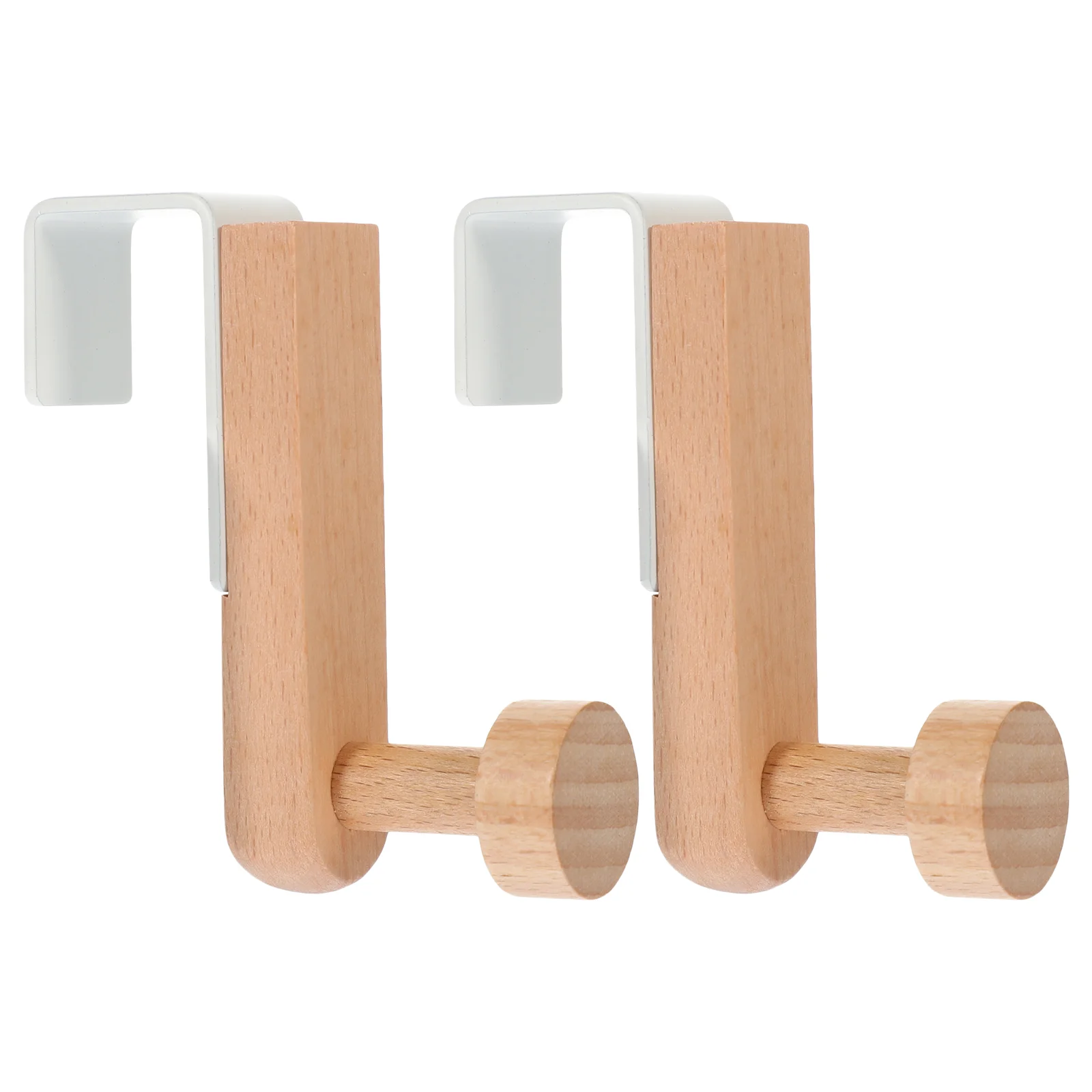 

2Pcs Multifunctional Hooks Hat Hooks Door Hanger Hooks Overcoat Hanging Racks