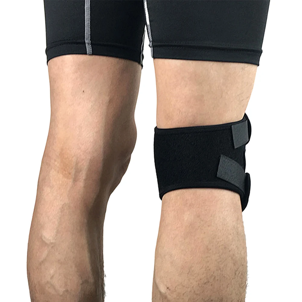 Knee Support 1Pcs Adjustable Patella Knee Strap Neoprene Knee Brace Support for Running Arthritis Jumper Tennis Basketball Pain Relief knee support sleeve,knee brace,shin protector