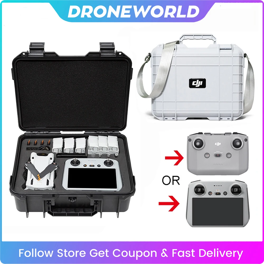 

Storage Case For DJI Mini 3 PRO/Mini3/Air 2/2S/Avata Portable Suitcase Hard Case Explosion-proof Carrying Box Drone Accessories