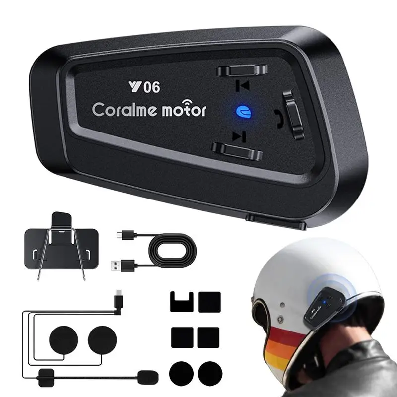 

Wireless Hat Headphones Waterproof Wireless Headphone RGB Light Speaker For Double Use For Atv Dirt Bike Off Road Full Face Hat