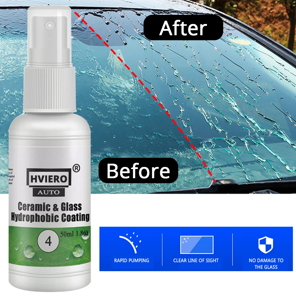 Repair4 Auto Paint Care Glass Nano Hydrophobic Coating Anti-rain Windshield Rainproof Agent Spray Car Remover Polish Accessories