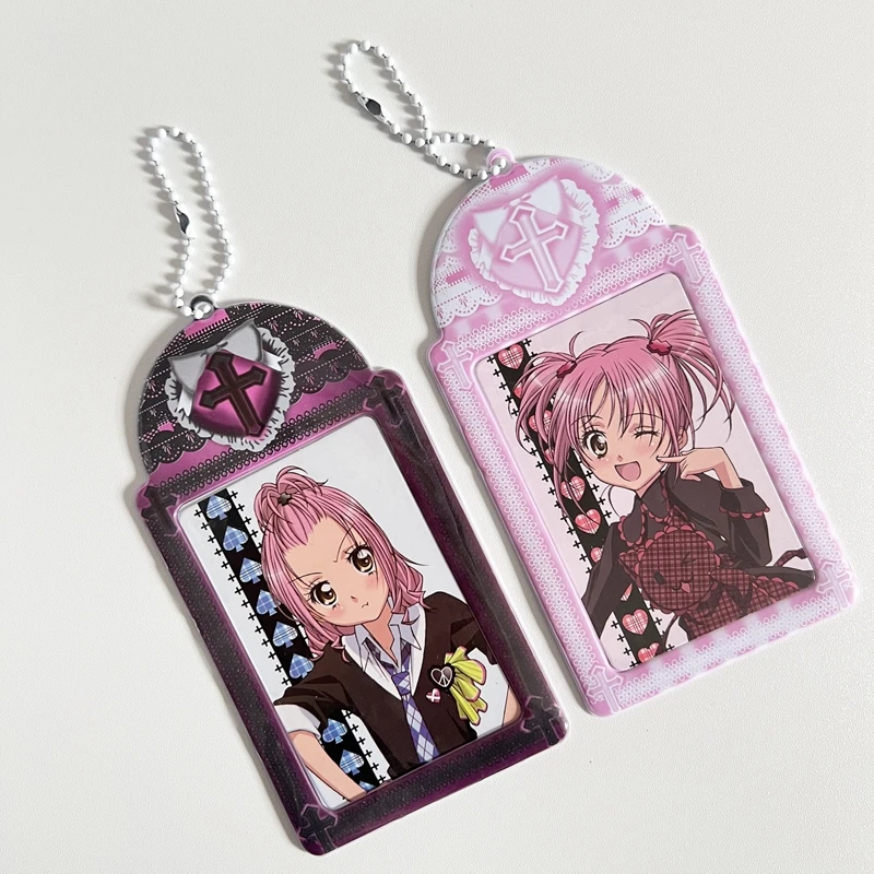 Cute Sweet Cool Lace Kpop Photo Card Holder Idol Photo Protective Display Sleeves Kawaii Stationery Student Pendant Gift