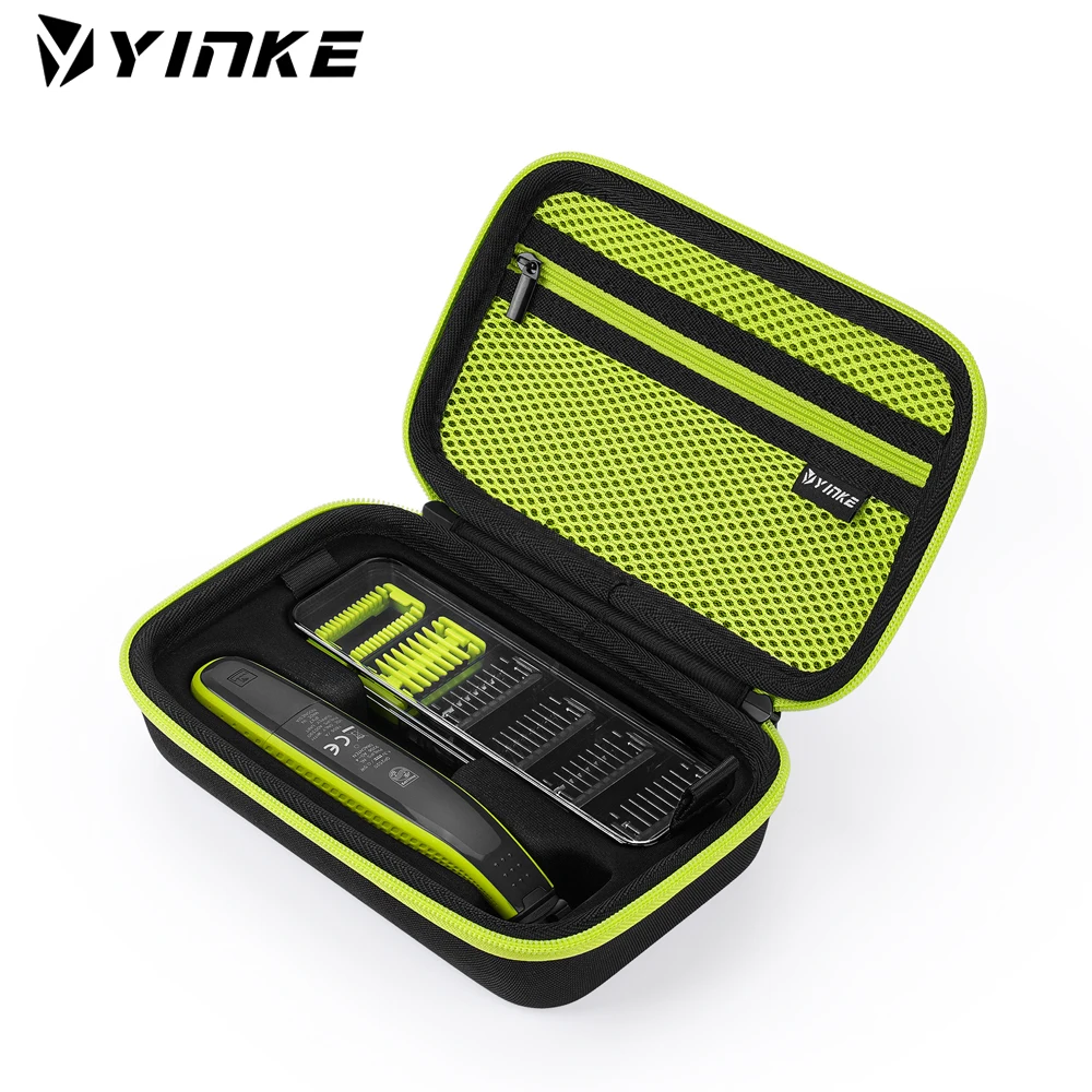 

Yinke Hard Case for Philips One Blade QP2520 QP2530 QP2620 QP2630 Shaver with Guide Comb Protective Cover Storage Bag