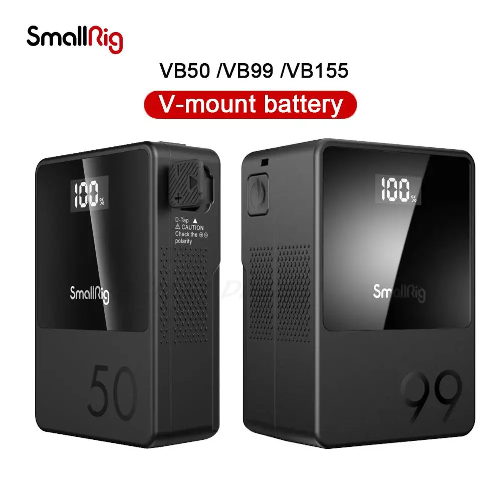 【新品に近い】SmallRig ミニVマウントバッテリー VB155 Amazon.com: SMALLRIG V Mount Battery VB155, 155Wh / 10500mAh
