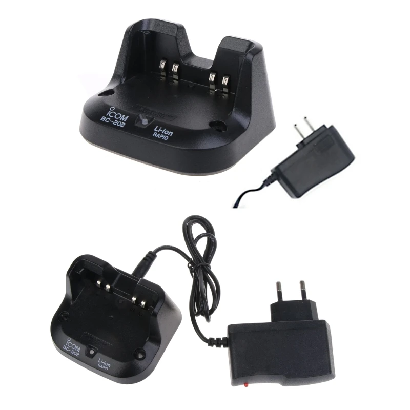 

Зарядное устройство для аккумулятора BC202 BP-271 BP-272 ID-31A ID-31E ID-51A 2 Way Radio P8DC