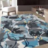 Modern Floral Print Living Room Carpet Light Luxury Large Area Bedroom Plush Rug High-end Coffee Table Floor Mat Ковер Tapis 러그 3