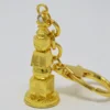 Feng Shui Bejeweled Five Element Pagoda Amulet Keychain 6