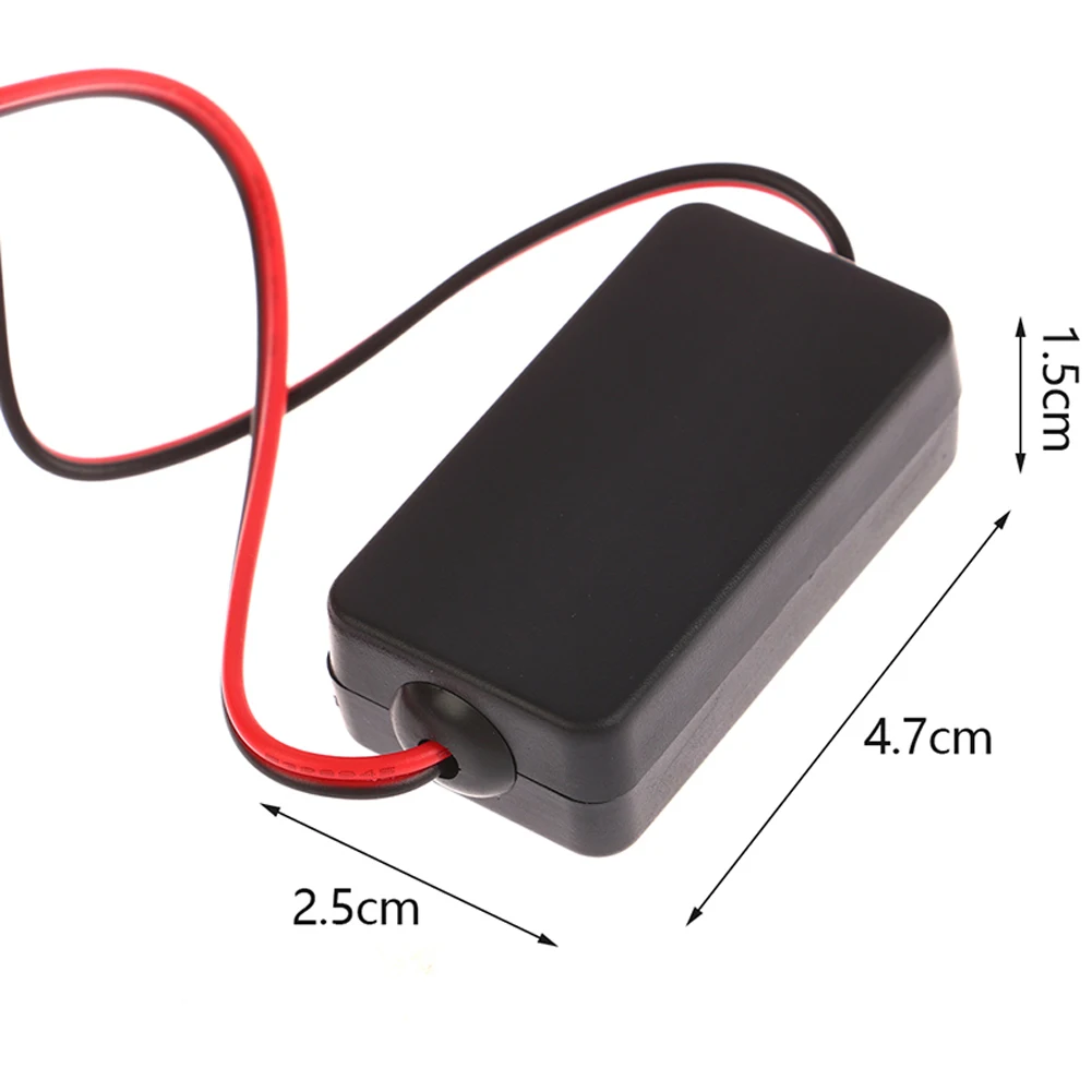 24V DC Reversing Rectifier Anti-interference Power Filter Stable Capacitor Filter Portable for Auto Backup Camera for Car Camera