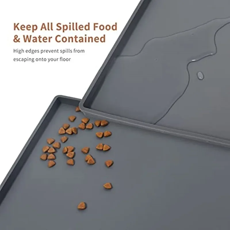 Silicone Pet Meal Mat Waterproof Anti Slip Cat Dog Food