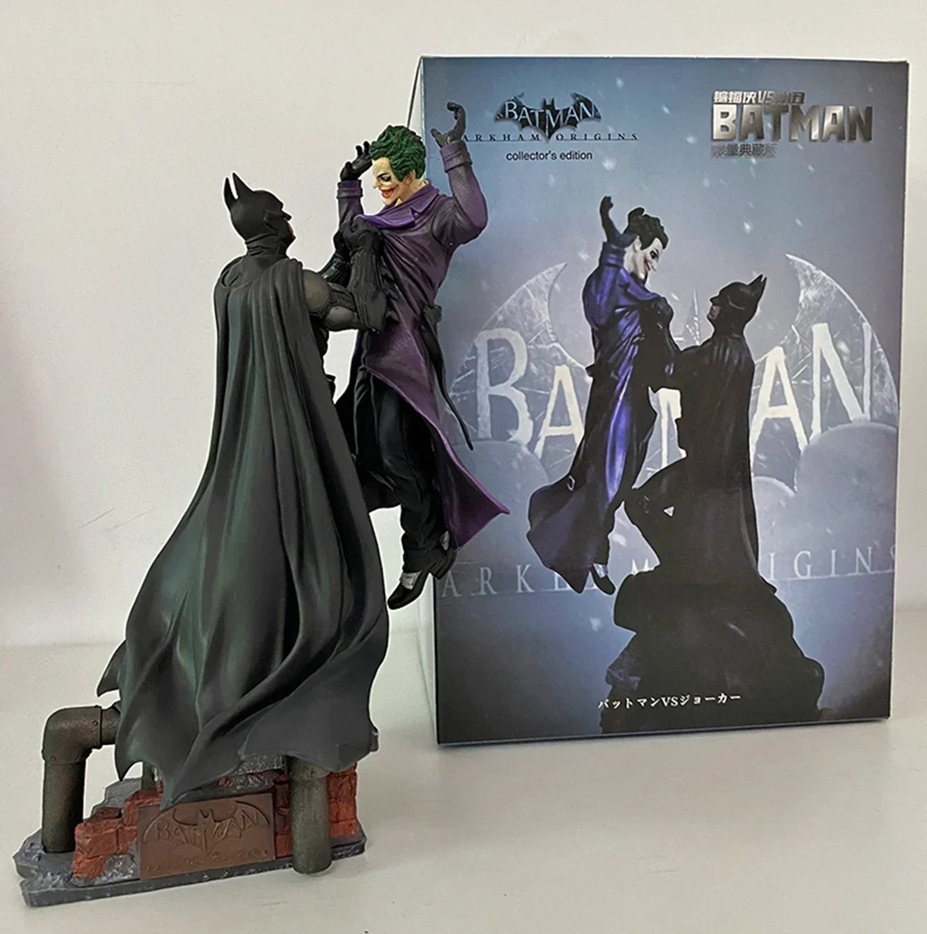 

Original Comic Series Vs Clown Statue Character Akham Original Model Toy Comic Anime Bruce Wayne Clown Statue Base Decoration