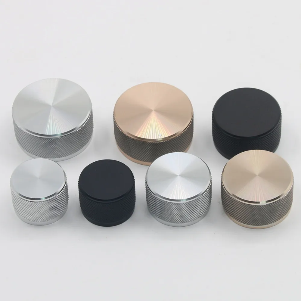 전체 알루미늄 HIFI 오디오 파워 앰프, 솔리드 노브, 볼륨 전위차계 노브, 직경 30mm, 35mm, 38mm, 44mm, 옵션, 1 개