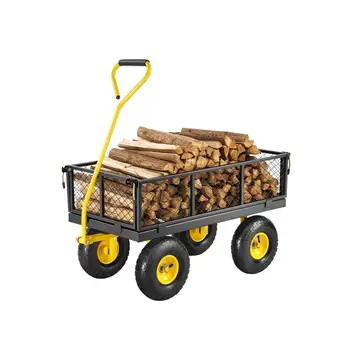 Steel garden trolley Capacity 2268 kg 254 mm Tires Tough trolley 1