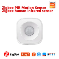 Tuya Zigbee – capteur de mouvement sans fil intelligent, alerte d'urgence, capteur de mouvement PIR, utilisation à domicile avec passerelle 
