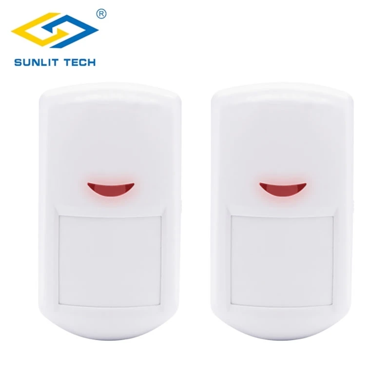 

2pcs/Lot WMS04 Wireless PIR Motion Sensor Battery Powered Infrared Detector for 433MHz Home Security Protection Alarm System