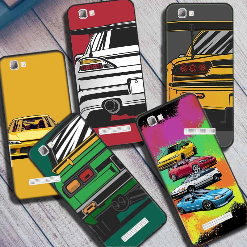 Case For Coque ZTE Blade A610 A 610 612 BA610C 5.0 inch Soft Silicon Cover blade a610 Phone JDM Sports Car Bumper | Мобильные