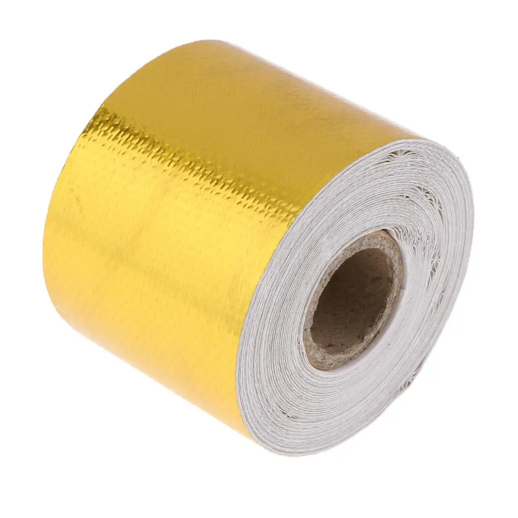  GOLD TAPE 2in.x 30ft. Roll HIGH TEMPERATURE REFLECTIVE Wrap