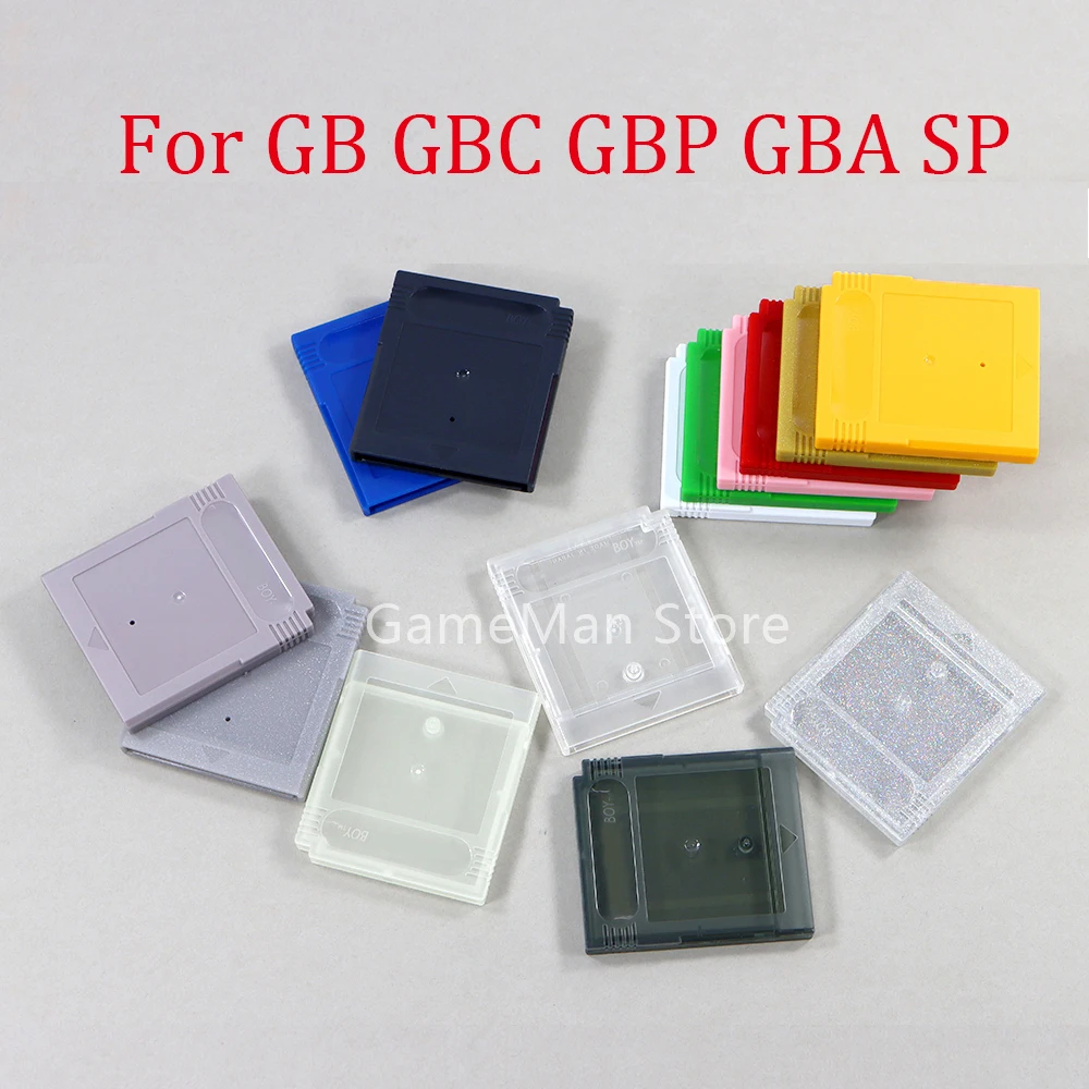 

50pcs Replacement for Gameboy GB GBC GBP GBA SP Game Card Box Case with Logo Cartridge Housing Shell Protective Cover