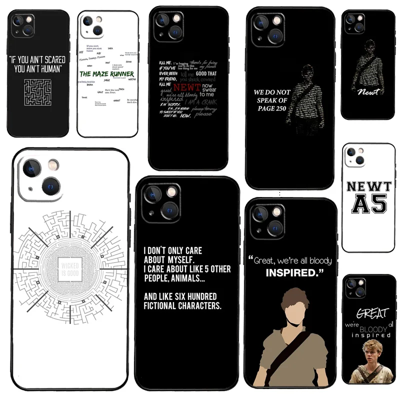 The Maze Runner Qoutes Funda Per Iphone 13 14 15 Pro Max 11 14 15 Pro Max Xr 7 8 Plus Se 2020 X Xs Max 12 Mini Cover Coque