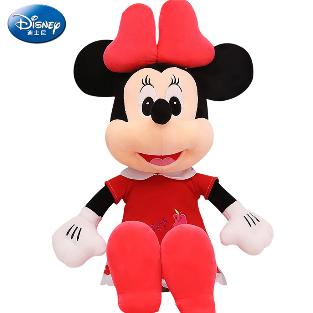 50-60CM Disney Mickey Minnie Mouse Stuffed Plush Doll Toys For Boys Girls Cute Soft Plush Toy Kids Birthday Gifts Couples Gifts