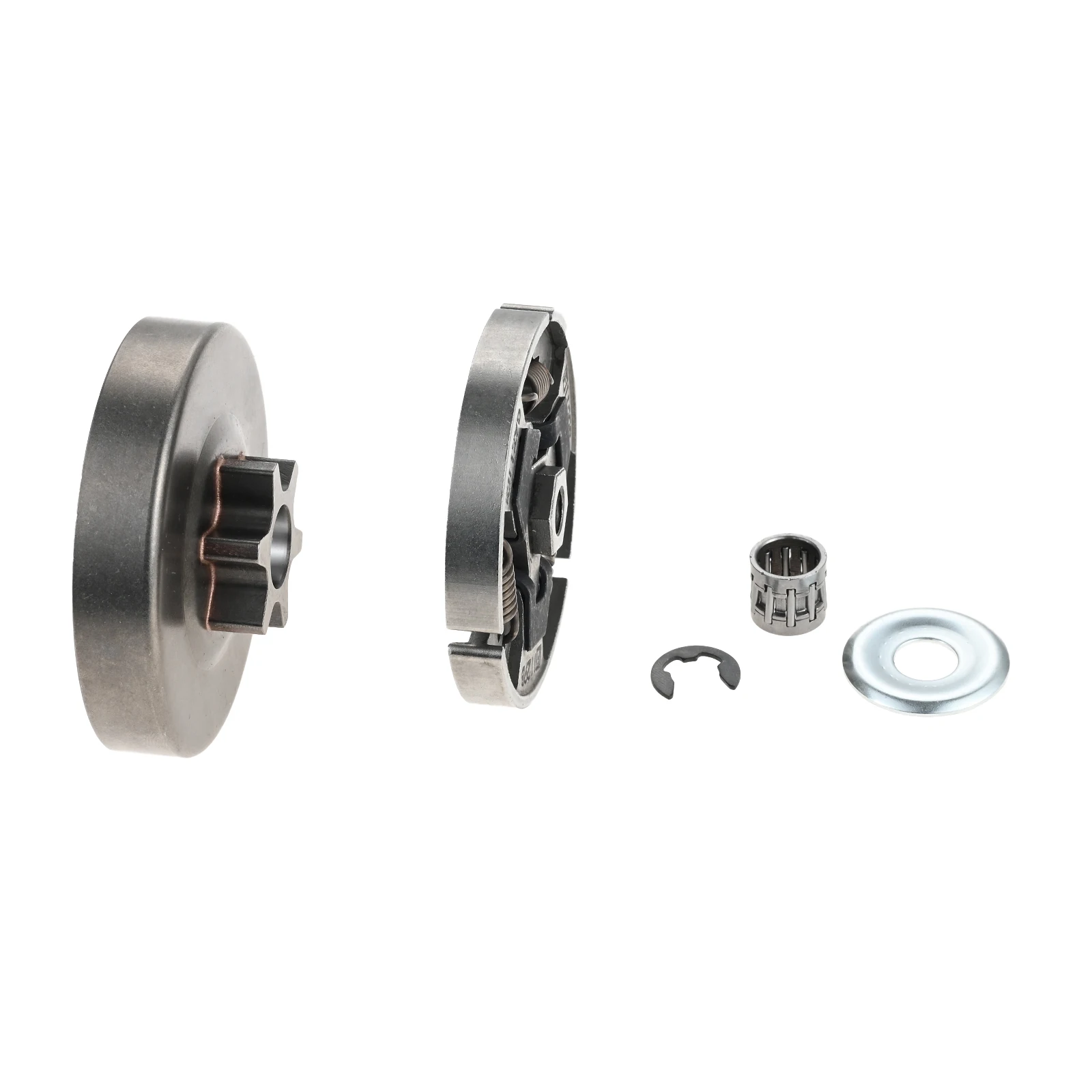 3/8" 6T Clutch Drum Spur Sprocket Bearing Kit Fit for Stihl MS192T MS193T MS194T MS200 MS200T MS201 MS201T MS201TC Chainsaws