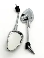 Scooter Mirrors for Vespa GTS HPE Sprint Primavera 50 125 150cc - 30MPH 45MPH Compatible for 2T 4T Electric Models