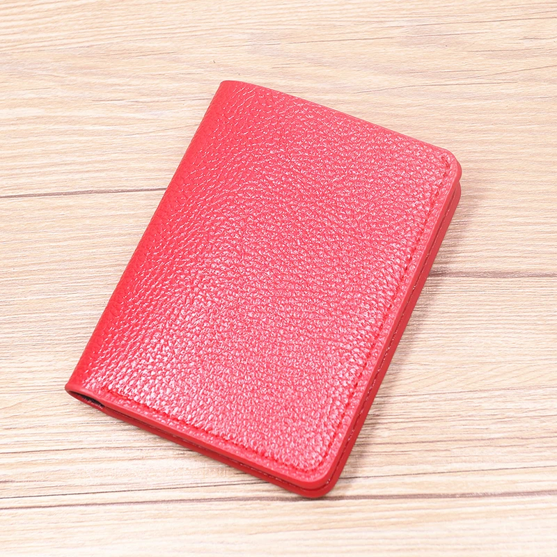 Premium Soft PU Leather Unisex Slim Bifold Wallet with ID and Card Holder