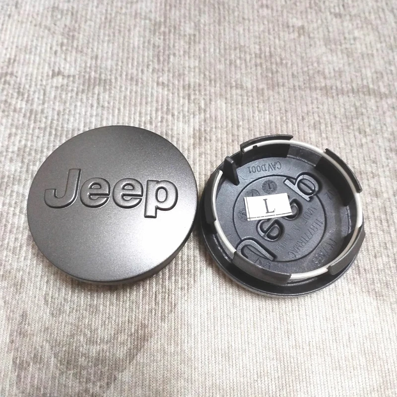4Pcs 55/63MM Wheel Center Caps For Jeep Grand Cherokee