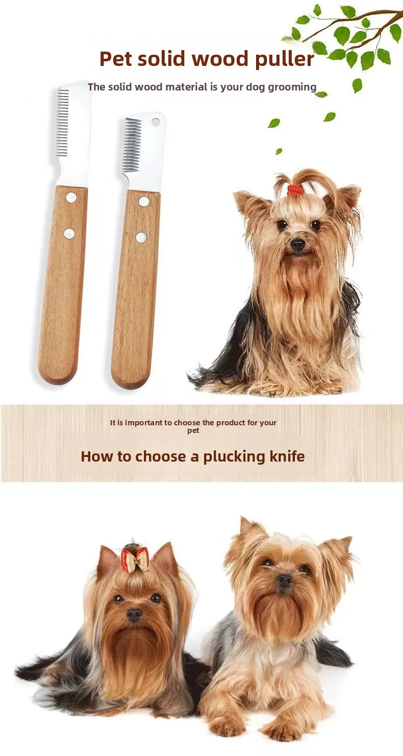 Dog Grooming Comb Scraper Tool for Pet Hair Removal