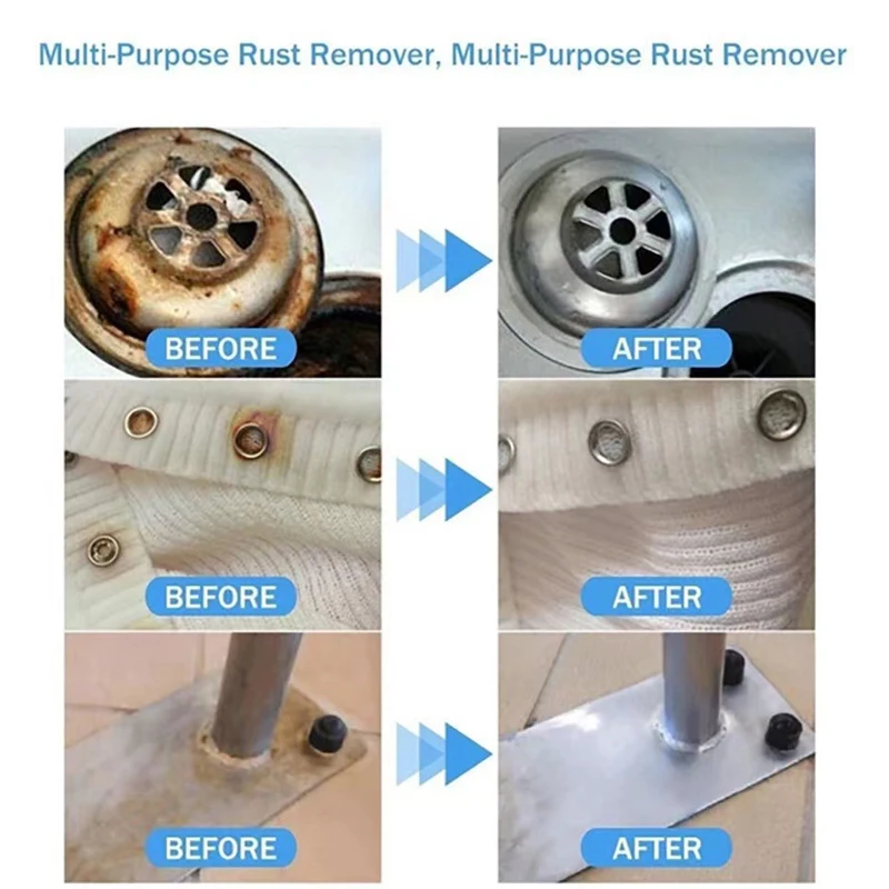 Car Rust Dust Remover Spray 50ml Wheel Cleaner Iron Powder Refurbishment Brake Discs Polish Agent HGKJ S18 Chemicals Car Care adams car care