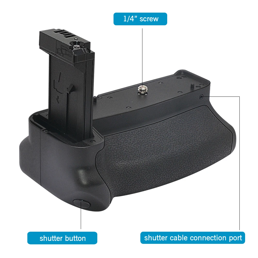 Vertical Battery Grip Mcoplus BG-EOS RP with 2.4G Remote Control For Canon EOS RP R8 Camera replacement as EG-E1