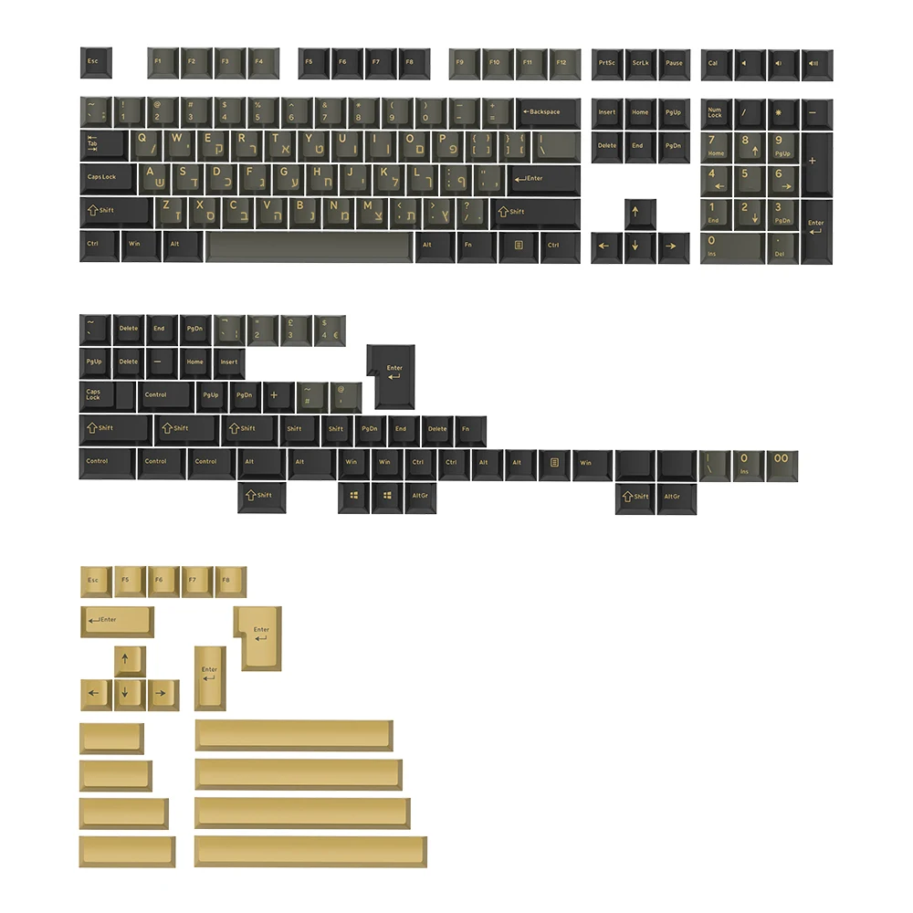 Shimmer Dim Light Keycap Grupo Pbt Doubleshot Cereja Perfil para Teclado Mecânico Laser Hirigana Cryillic Hangual gj - Imagem 3