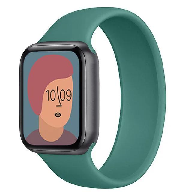 Elastic Silicone Solo Loop Strap